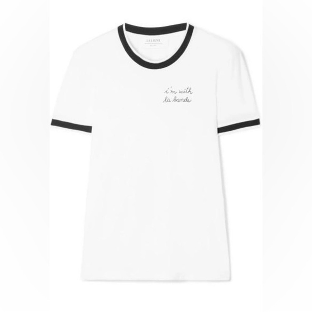 La Ligne embroidered baseball tee